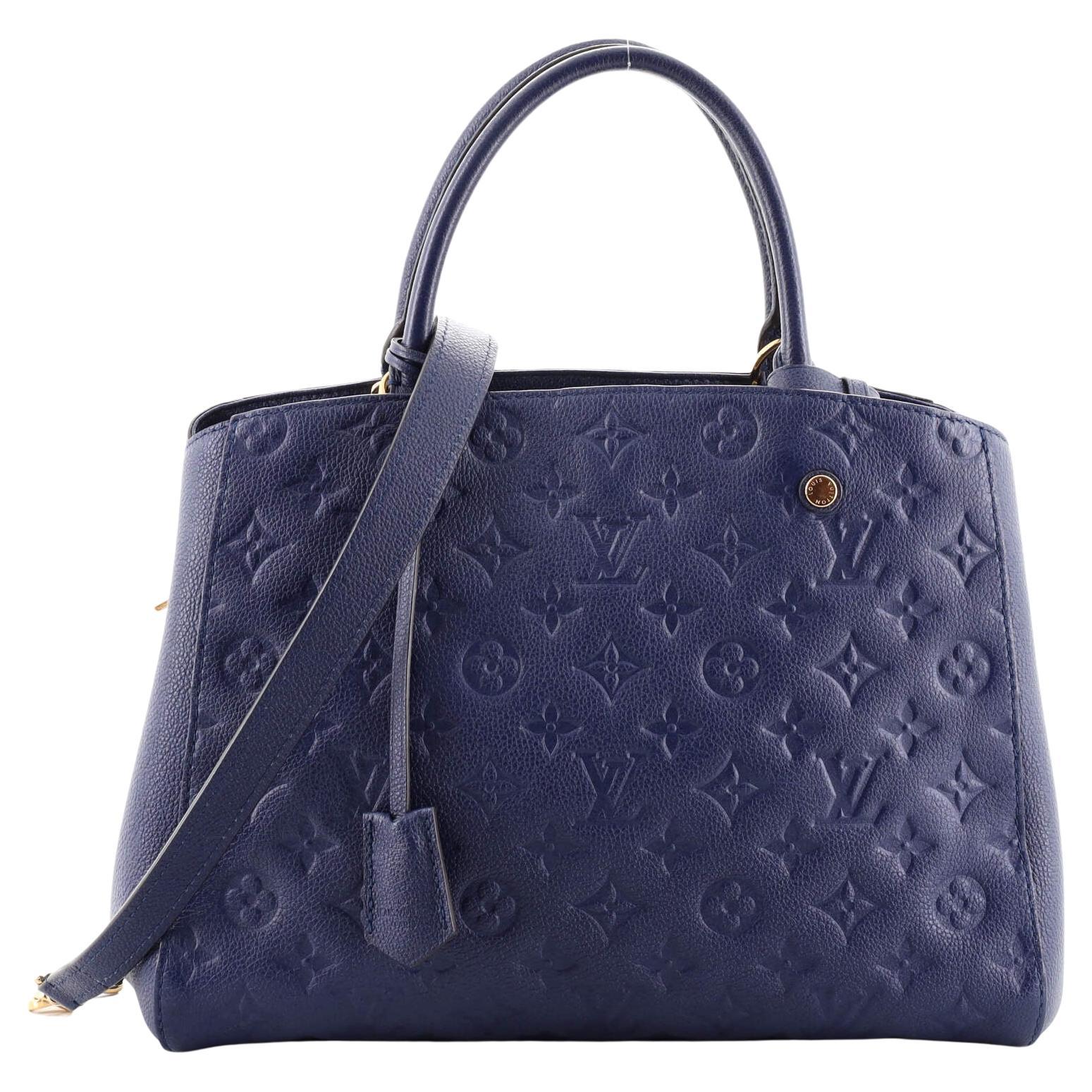 Louis Vuitton Mazarine Handbag Monogram Empreinte Leather MM at 1stDibs