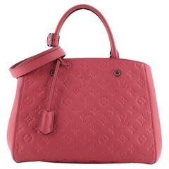 Louis Vuitton Montaigne Handtasche mit Monogramm aus Empreinte Leder MM