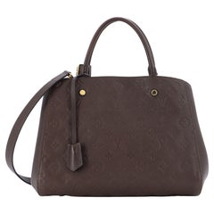 Montaigne vintage leather handbag Louis Vuitton White in Leather - 27493717
