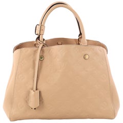 Louis Vuitton Montaigne Handbag Monogram Empreinte Leather MM