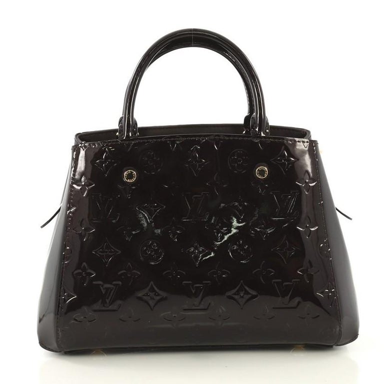 Louis Vuitton Montaigne Handbag Monogram Vernis BB at 1stdibs