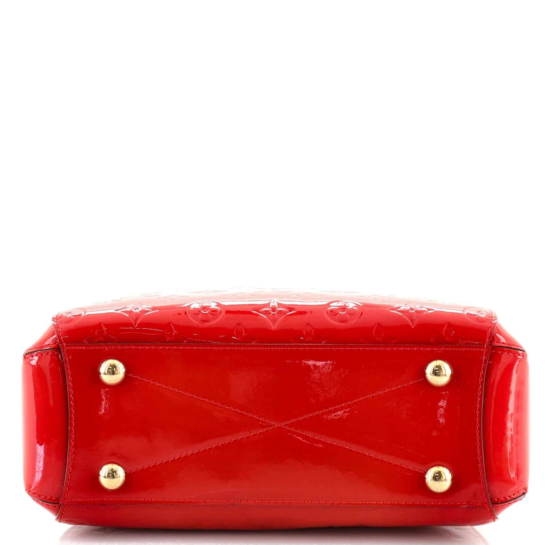 Women's or Men's Louis Vuitton Montaigne Handbag Monogram Vernis BB
