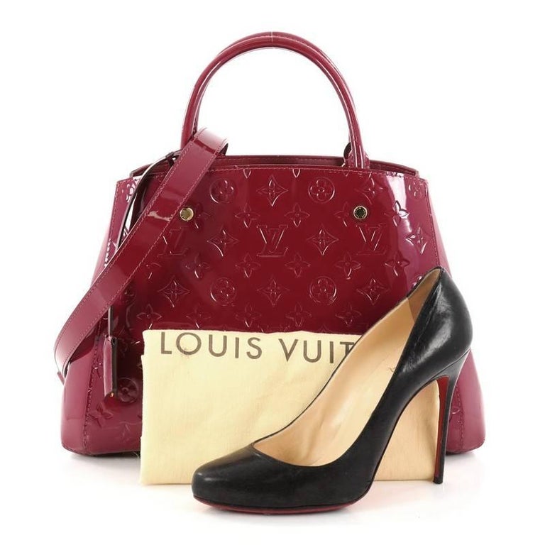 Louis Vuitton Montaigne Monogram Vernis MM Handbag at 1stdibs
