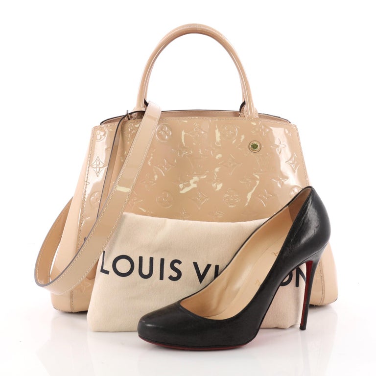 Louis Vuitton Montaigne Handbag Monogram Vernis MM at 1stdibs