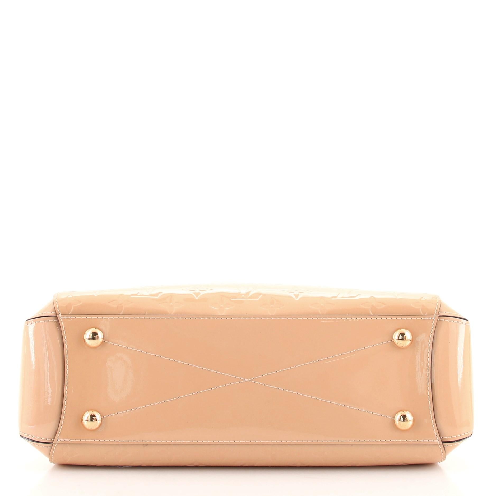 Orange Louis Vuitton Montaigne Handbag Monogram Vernis MM