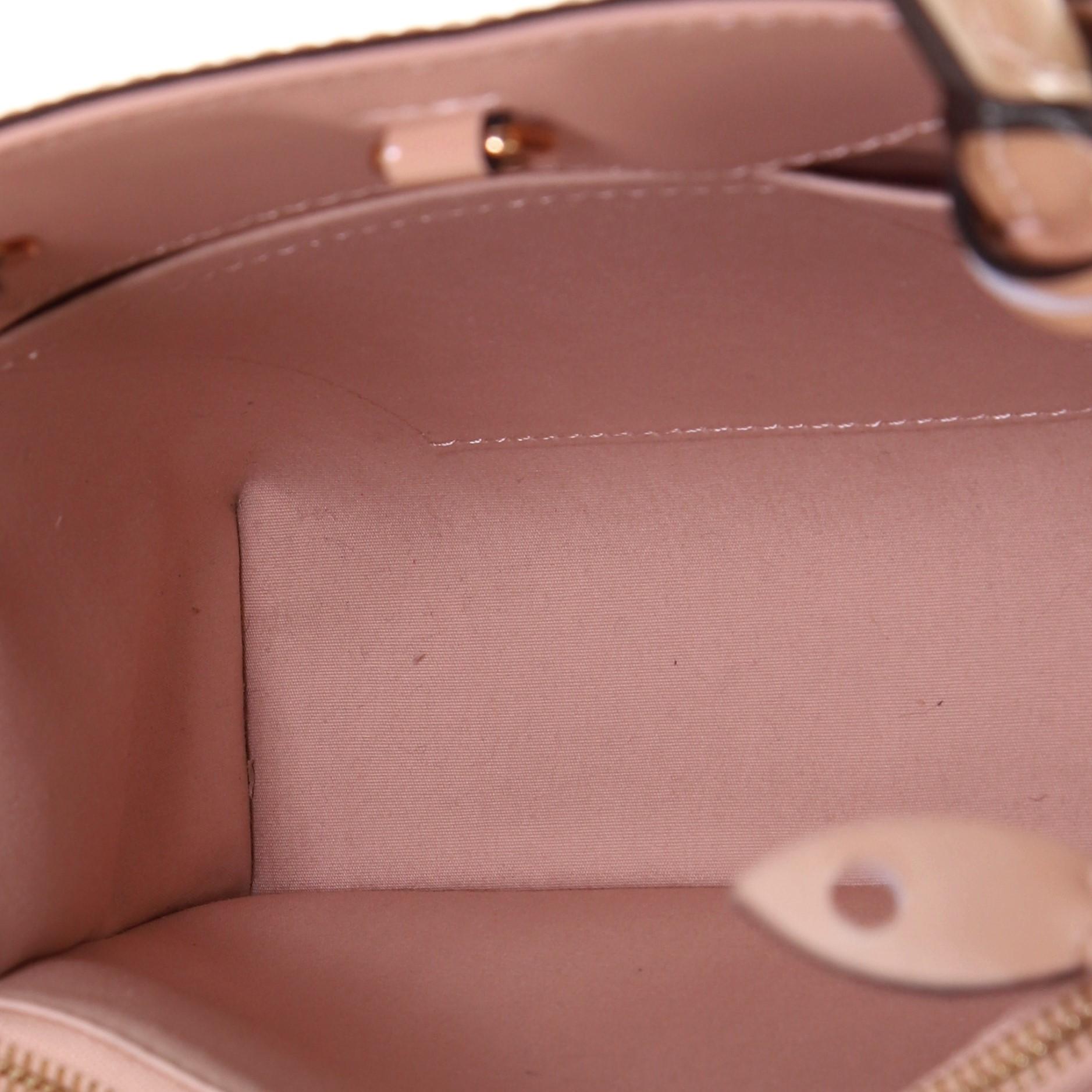 Louis Vuitton Montaigne Handbag Monogram Vernis MM In Good Condition In NY, NY