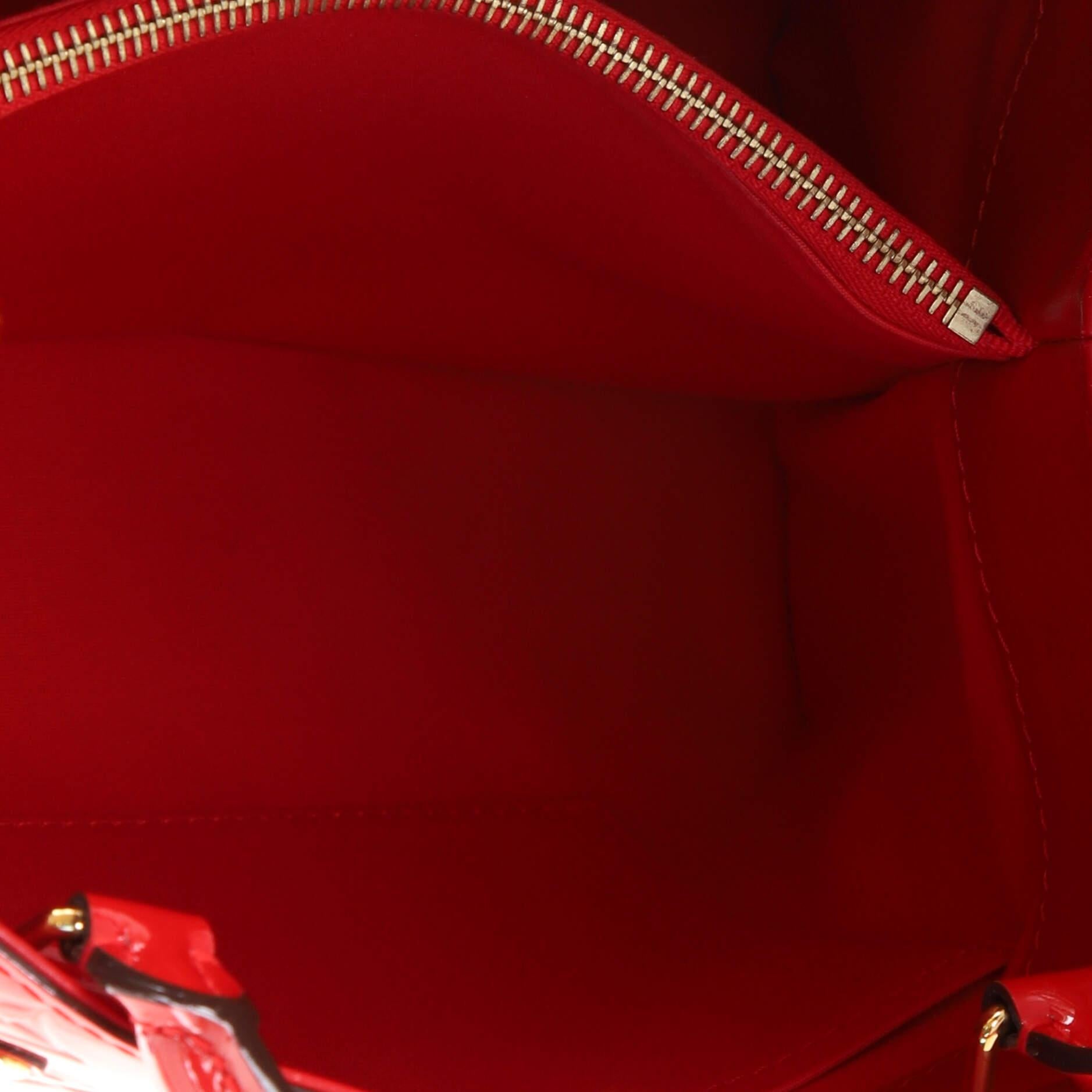 Louis Vuitton Montaigne Handbag Monogram Vernis MM 1