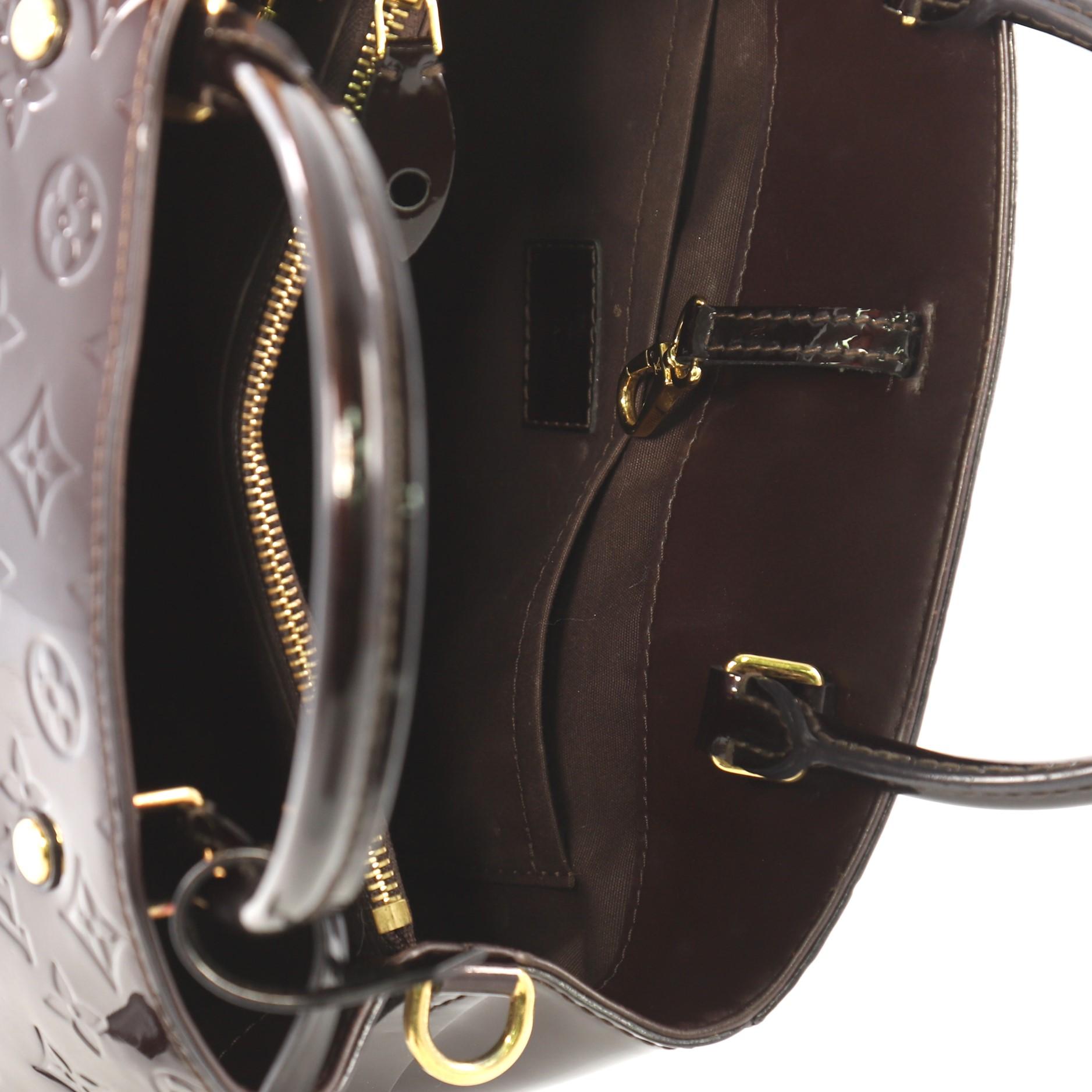 Louis Vuitton Montaigne Handbag Monogram Vernis MM 2