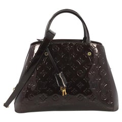 LOUIS VUITTON Authentic Women's Montaigne BB 2way Hand Bag Pink Leather  M50617