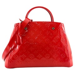 Louis Vuitton Montaigne Handbag Monogram Vernis MM