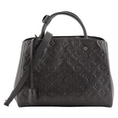 Louis Vuitton Montaigne Handbag Studded Monogram Empreinte Leather MM