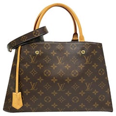 LOUIS VUITTON:: Montaigne aus braunem Canvas