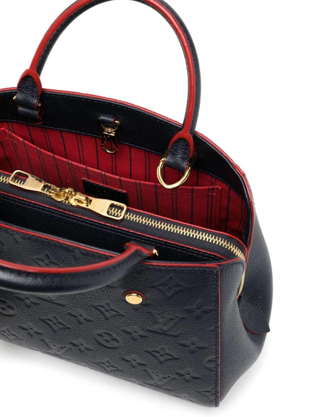 Black Louis Vuitton Montaigne MM Handbag