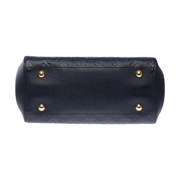New Louis Vuitton Montaigne MM handbag strap in brown monogram canvas, GHW  For Sale at 1stDibs