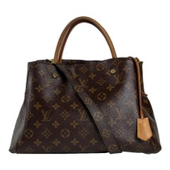 LOUIS VUITTON Montaigne Shoulder bag in Brown Canvas