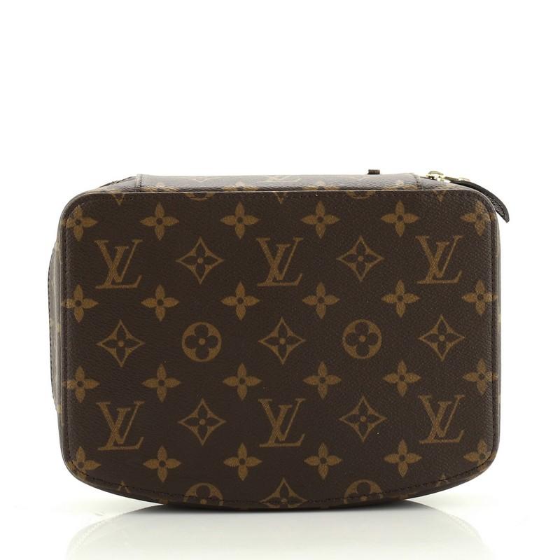 Black Louis Vuitton Monte-Carlo Jewelry Box Monogram Canvas