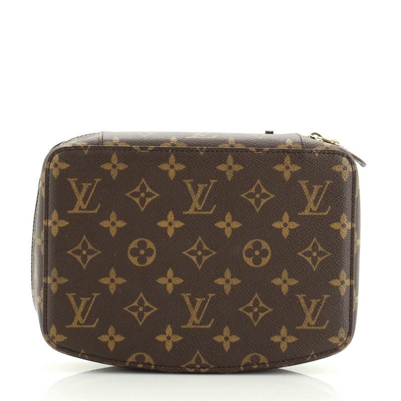 Black Louis Vuitton Monte-Carlo Jewelry Box Monogram Canvas