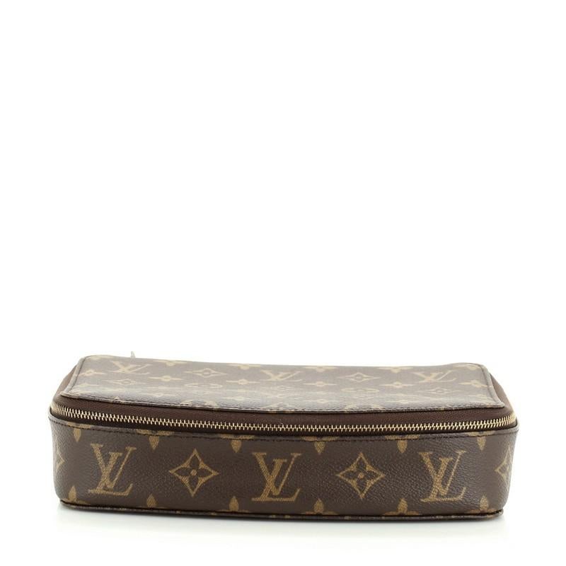 Louis Vuitton Monte-Carlo Jewelry Box Monogram Canvas In Good Condition In NY, NY