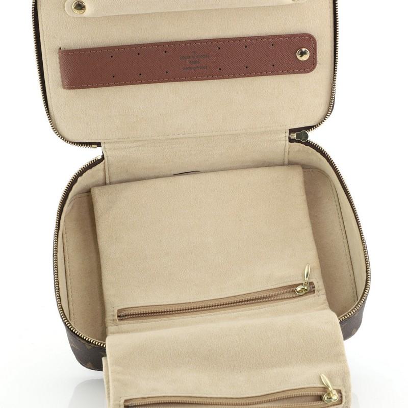 Women's or Men's Louis Vuitton Monte-Carlo Jewelry Box Monogram Canvas