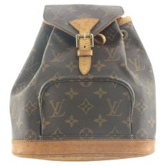 Used Louis Vuitton Montsouris Backpack Mini 6LV1121K