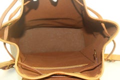 Louis Vuitton Montsouris Backpack MM Brown Canvas/Leather 9LV810K