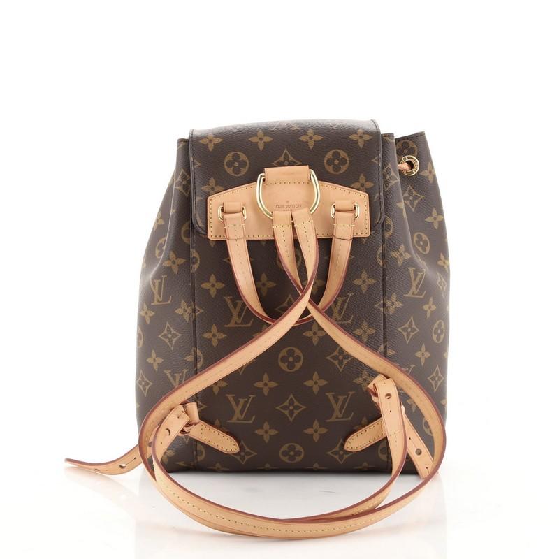 Louis Vuitton Montsouris Backpack Monogram Canvas In Good Condition In NY, NY