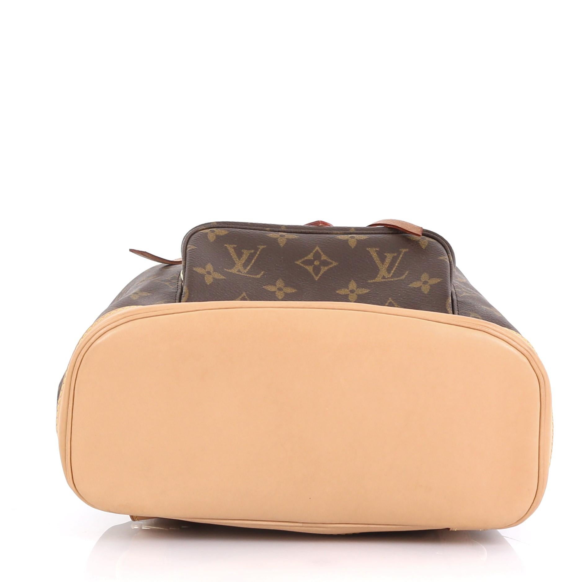 Louis Vuitton Montsouris Backpack Monogram Canvas MM In Good Condition In NY, NY