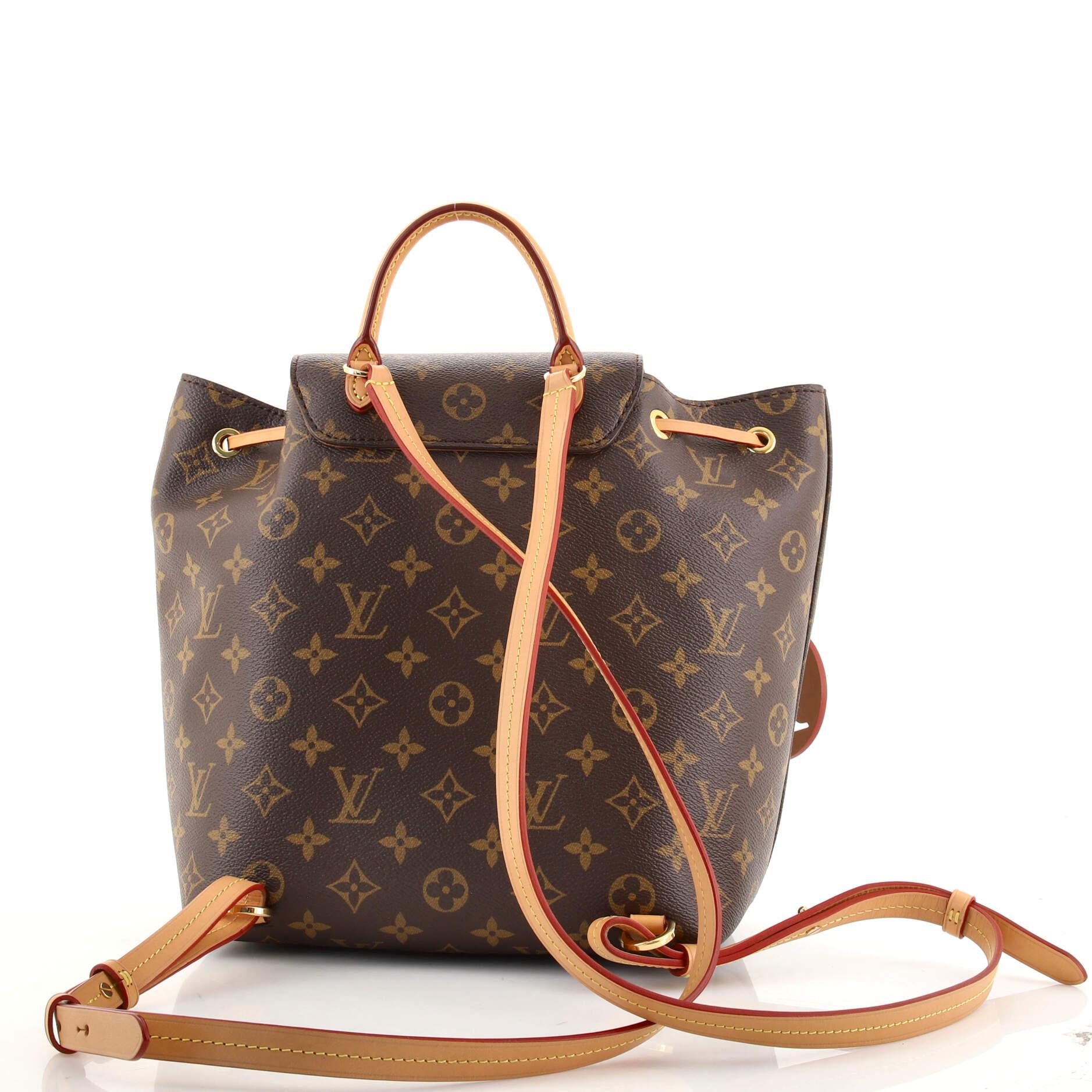 Louis Vuitton Montsouris Backpack NM Monogram Canvas PM In Good Condition In NY, NY