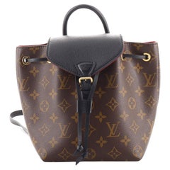 Louis Vuitton Montsouris Backpack NM Monogram Canvas with Leather BB