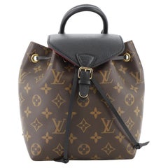 Louis Vuitton Montsouris Vintage leather backpack For Sale at 1stDibs