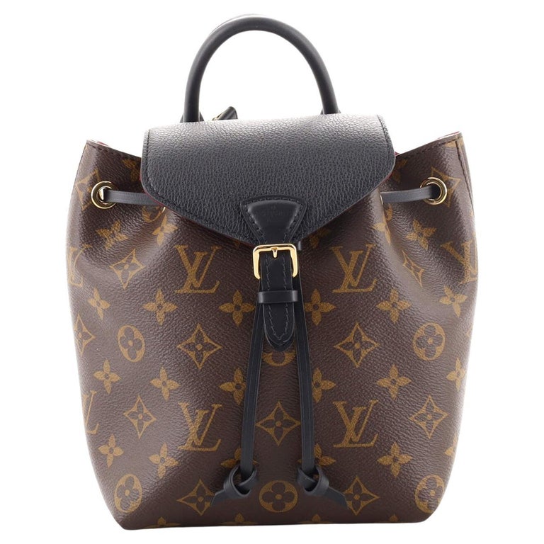 Louis Vuitton Montsouris Backpack NM Monogram Canvas with Leather
