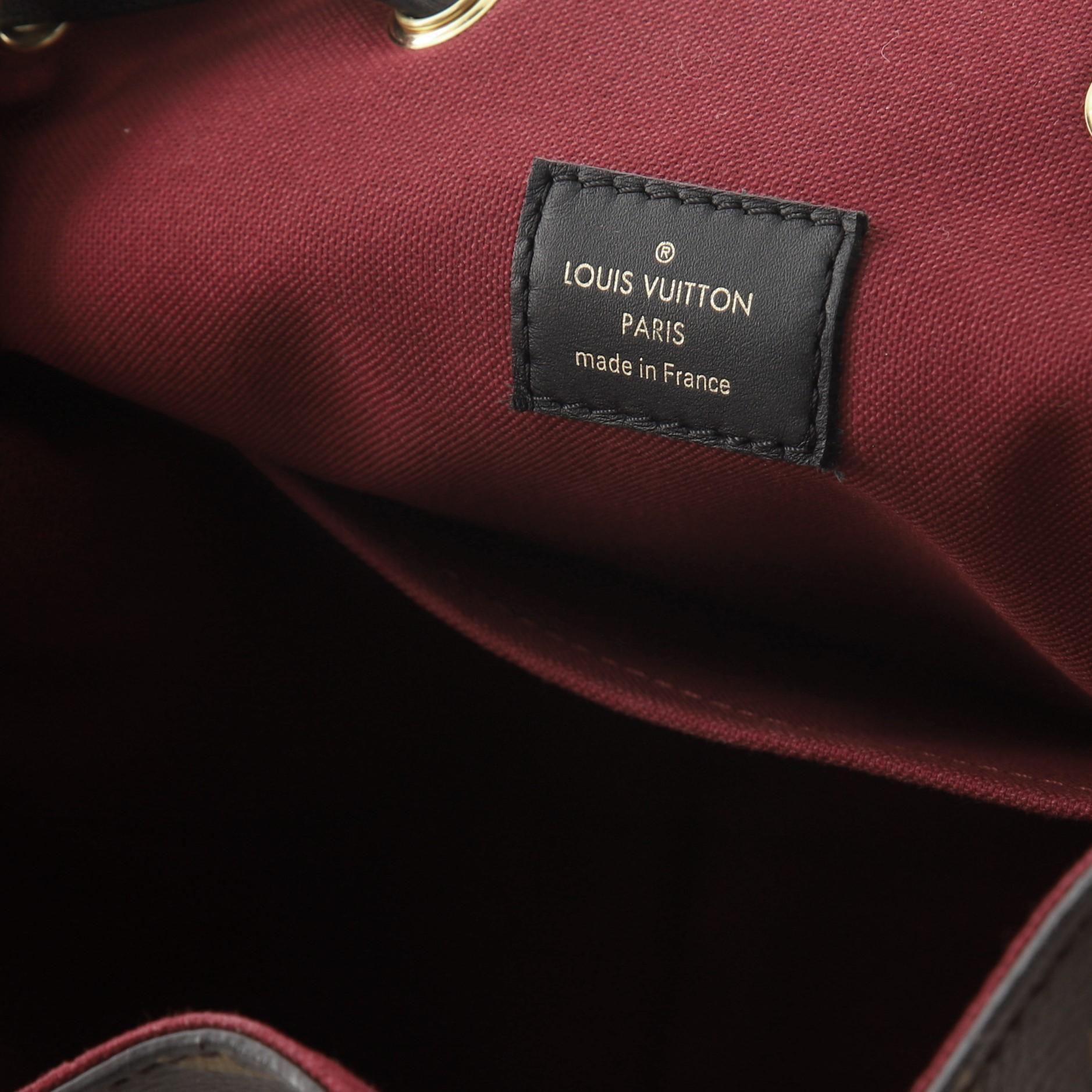 Louis Vuitton Montsouris Backpack NM Monogram Canvas with Leather PM 2