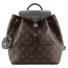 Louis Vuitton Montsouris Backpack NM Monogram Canvas with Leather PM