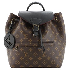 Louis Vuitton Montsouris Backpack NM Monogram Canvas with Leather PM