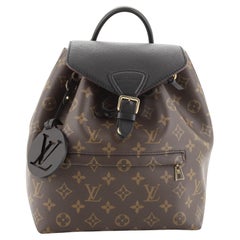 Louis Vuitton Montsouris Backpack NM Monogram Canvas with Leather PM