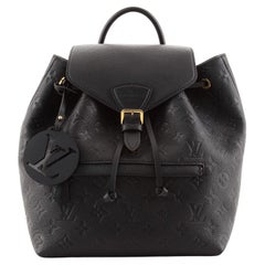 Louis Vuitton Montsouris Backpack NM Monogram Empreinte Leather PM Exteri