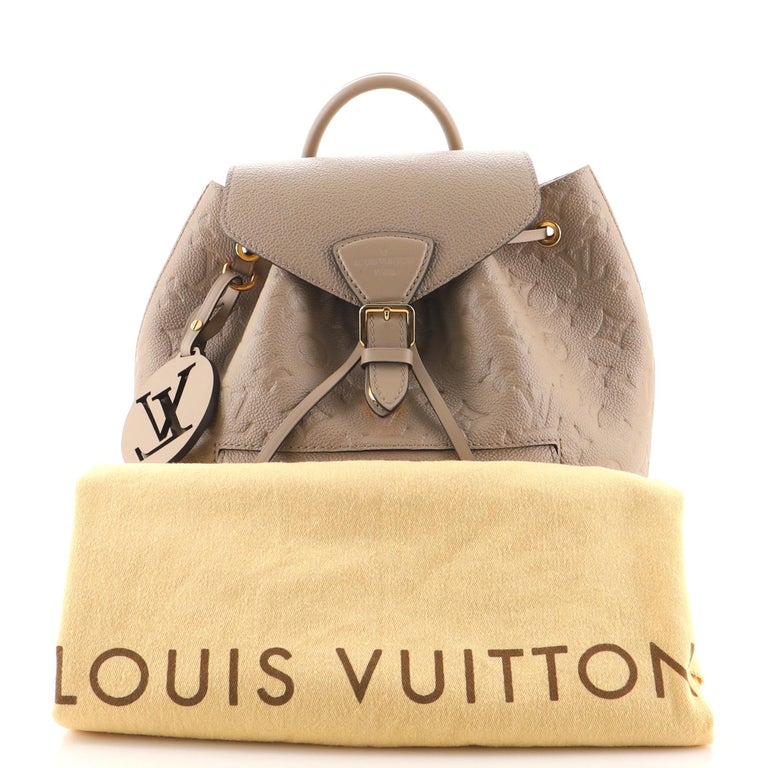 Sold at Auction: Louis Vuitton, Louis Vuitton Montsouris Backpack NM  Monogram Empreinte Leather PM Neutral