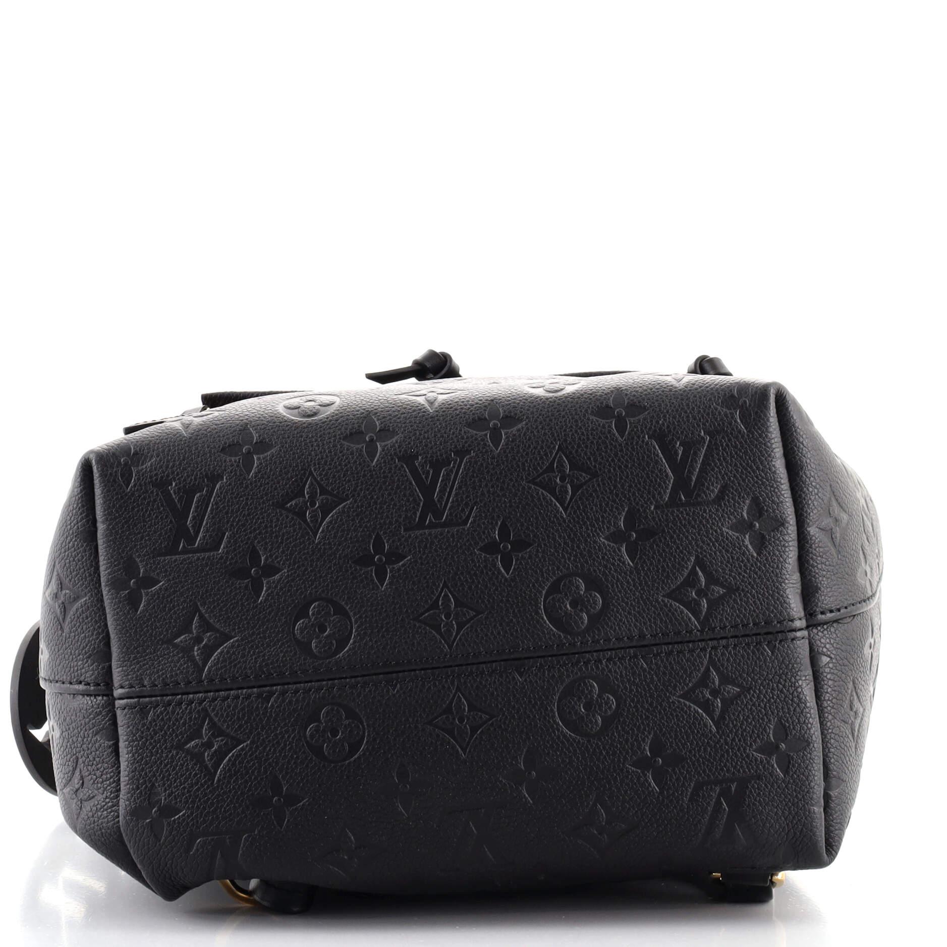 Women's or Men's Louis Vuitton Montsouris Backpack NM Monogram Empreinte Leather PM