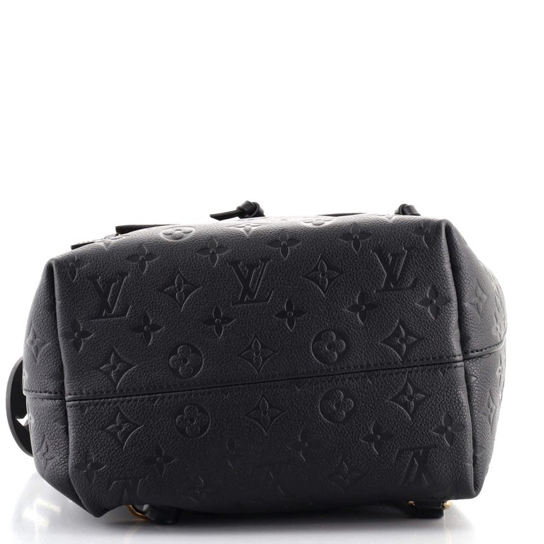 Louis Vuitton, Bags, Louis Vuitton Montsouris Backpack Nm Monogram  Empreinte Leather Pm Black