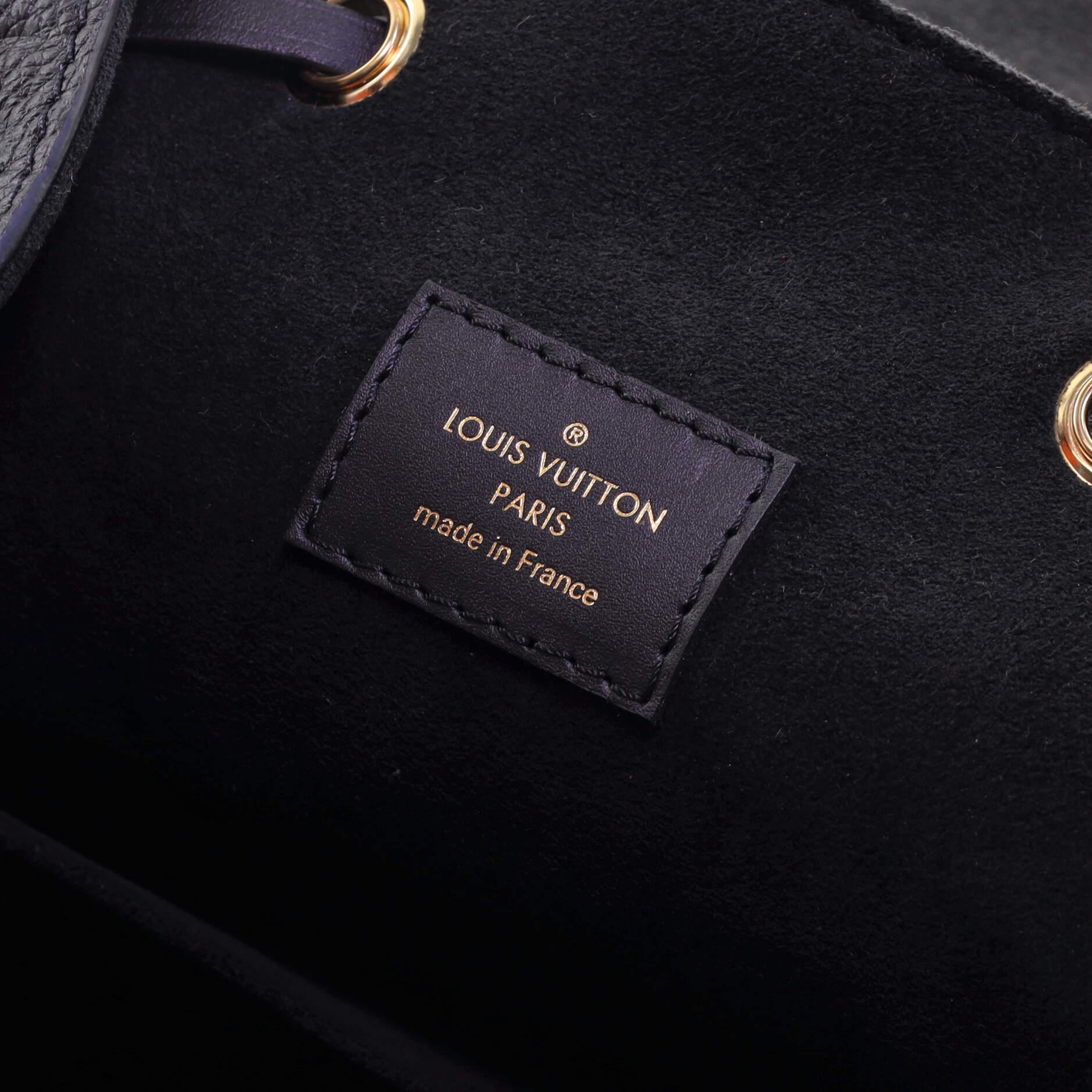 Women's or Men's Louis Vuitton Montsouris Backpack NM Monogram Empreinte Leather PM