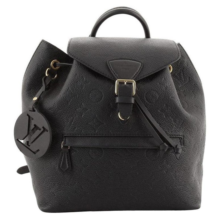monogram empreinte leather backpack
