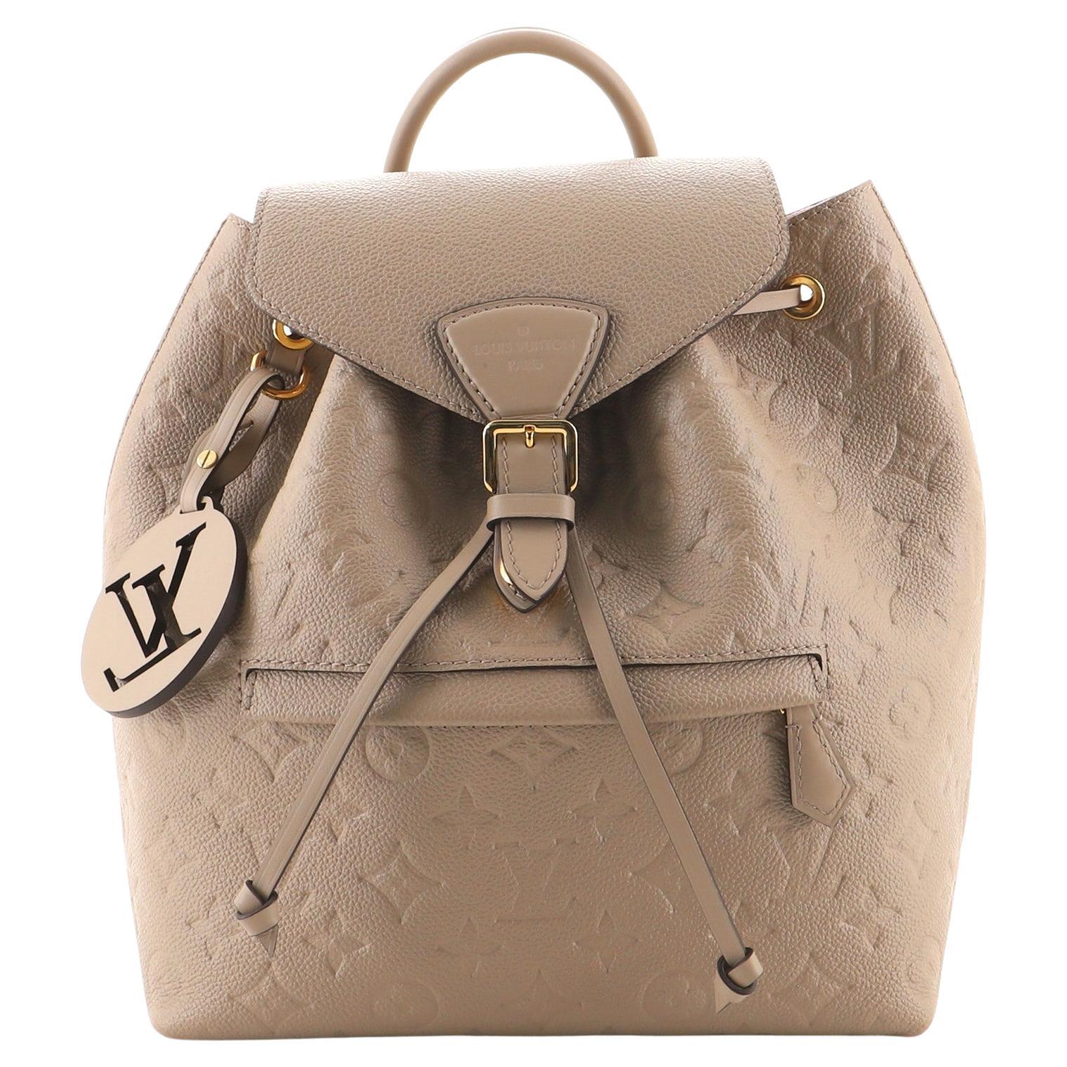 Louis Vuitton, Bags, Louis Vuitton Montsouris Backpack Nm Monogram  Empreinte Leather Pm Neutral