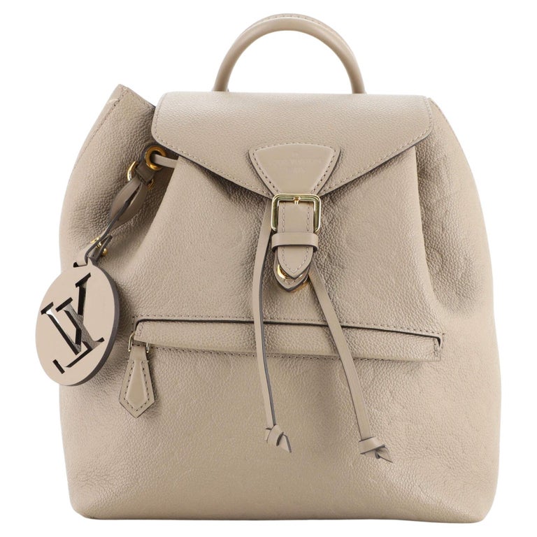 Louis Vuitton Montsouris Backpack NM Monogram Empreinte Leather PM For