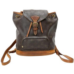 Louis Vuitton Montsouris Drawstring Travel LV-B0505P-0002 Brown Monogram Canvas