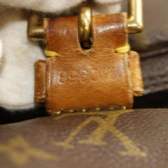 Louis Vuitton Montsouris Gm 866462 Brown Canvas and Calf Leather Backpack