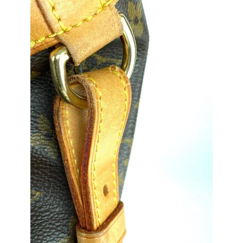 Louis Vuitton Montsouris Gm Monogramm große 12lva624 Brown beschichtetem Segeltuch Rucksack im Angebot 5