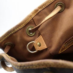 Louis Vuitton Montsouris Monogram 869143 Brown Coated Canvas Backpack