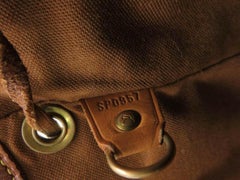 Louis Vuitton Montsouris Monogram Mini 870233 Brown Coated Canvas Backpack