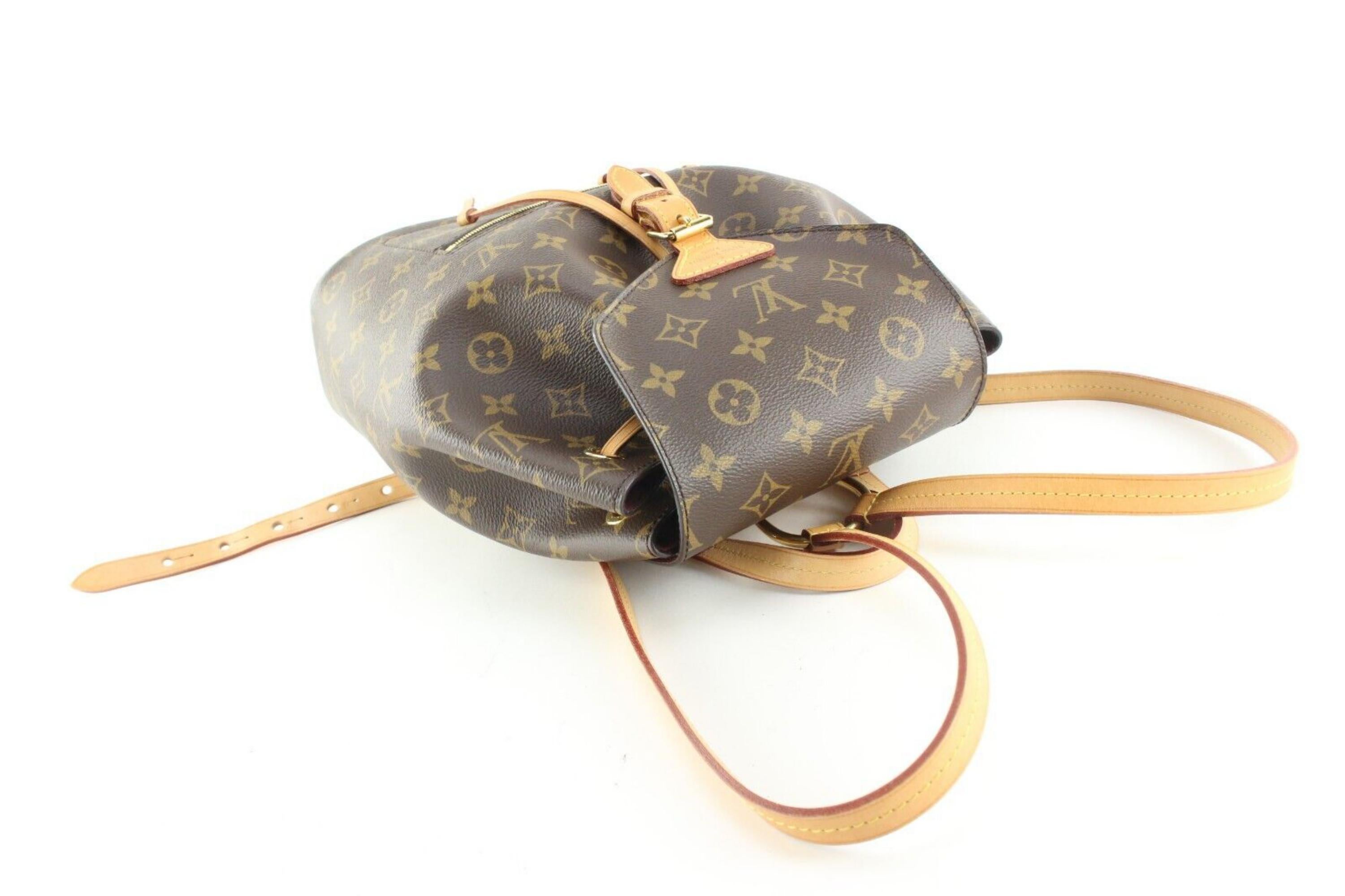 Louis Vuitton Montsouris NM Backpack 5LK0509 In Excellent Condition In Dix hills, NY