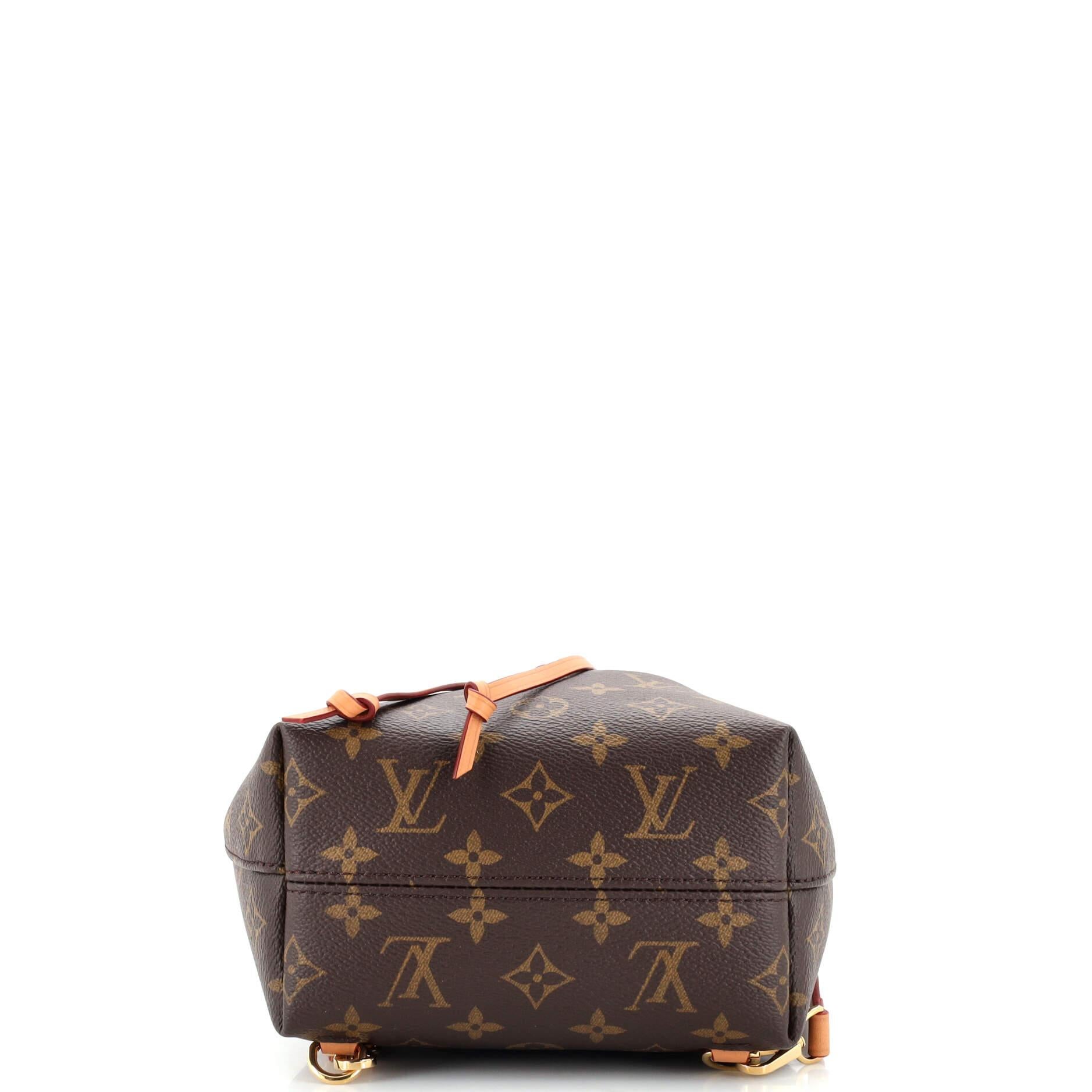 Louis Vuitton Montsouris NM Backpack Monogram Canvas BB In Good Condition In NY, NY